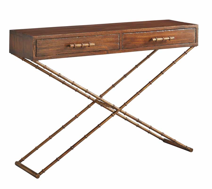 Anubis Cross Leg Console Table > Nowell & Co.